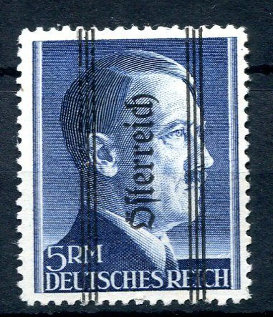 Austria 1945 5RM Hitler with "Oesterreich" ... Image 1++