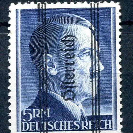 Austria 1945 5RM Hitler with "Oesterreich" ...