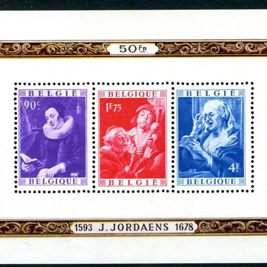 Belgium 1949 Social & Cultural Funds Jordaens ...
