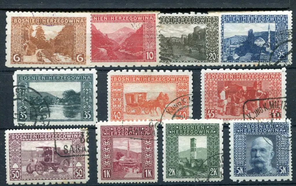 Bosnia & Herzegovina 1906 6k to 5K (excl 30k) ... Image 1++