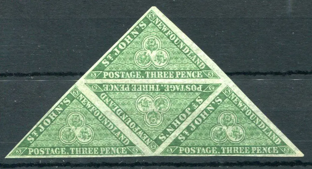 Canada - Newfoundland 1860 (15 Aug-Dec) 3d deep ... Image 1++