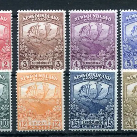 Canada-Newfoundland 1919 Contingent set of 12. ...