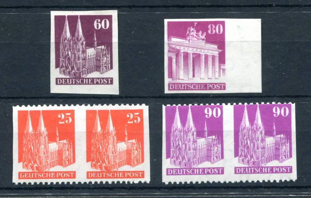 Germany (Allied Occupation) 1948 Buildings defins ... Image 1++