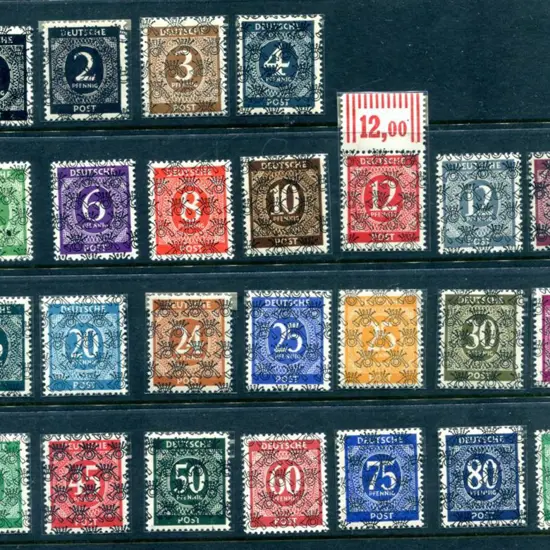 Germany (Allied Occupation) 1948 Numerals as above ...