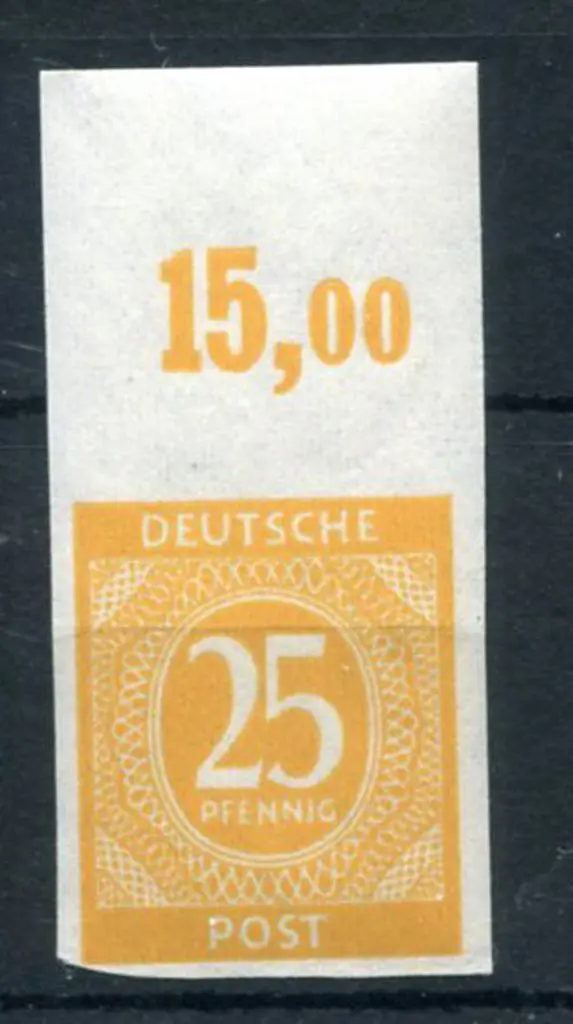 Germany-Allied Zone 1946 25pf yellow upper ... Image 1++