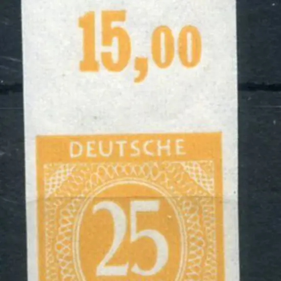 Germany-Allied Zone 1946 25pf yellow upper ...