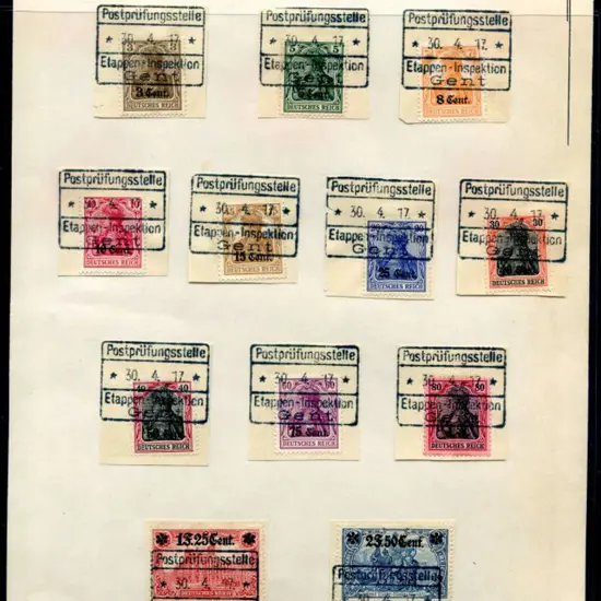 Germany-Bavaria 1916 Western Military Command set ...