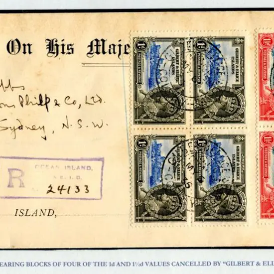Gilbert & Ellice Islands 1935 (6th May) 1d to 1/- ...