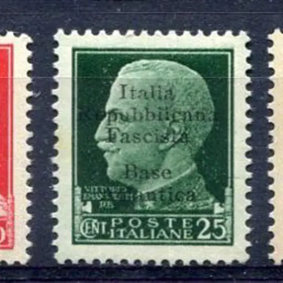 Italy 1943 "Italia Repubblicana Fascista Base ...
