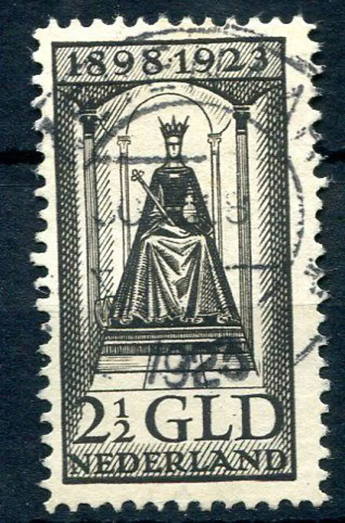 Netherlands 1923 2½g black Silver Jubilee. Fine ... Image 1++