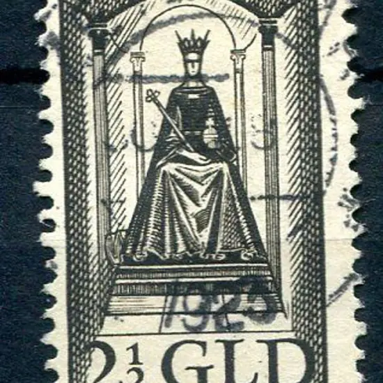 Netherlands 1923 2½g black Silver Jubilee. Fine ...