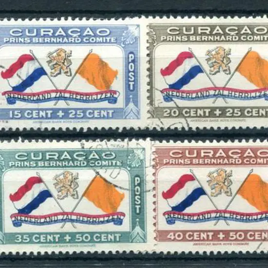 Netherlands 1941 Prince Bernhard Fund set of 8 . ...