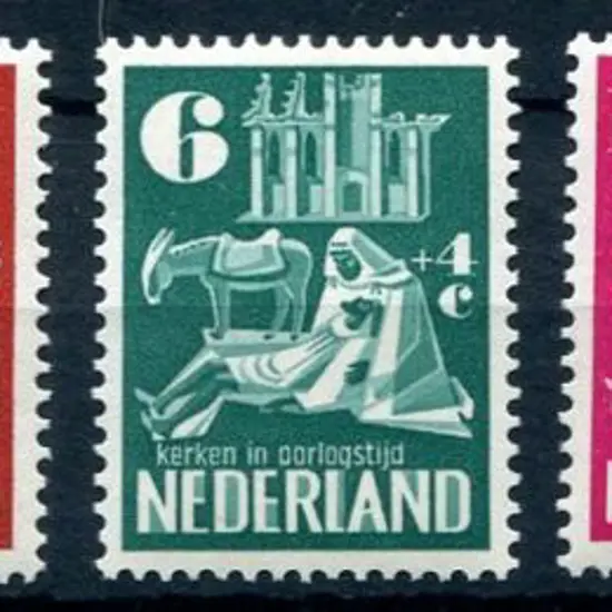 Netherlands 1950 Bombed Churches Rebuilding Fund ...
