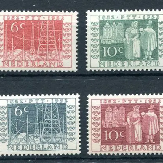 Netherlands 1952 ITEP original set & same design ...