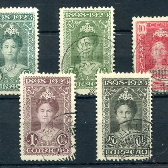 Netherlands - Curacao 1923 Queen's Silver Jubilee ...