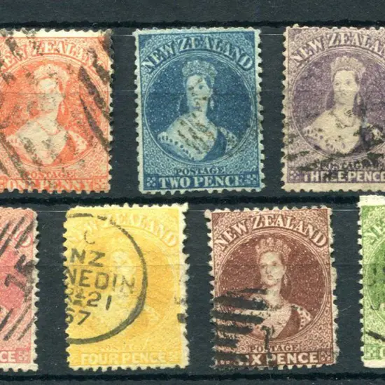 New Zealand 1864/71 wmkd large star, perf. 12½ ...