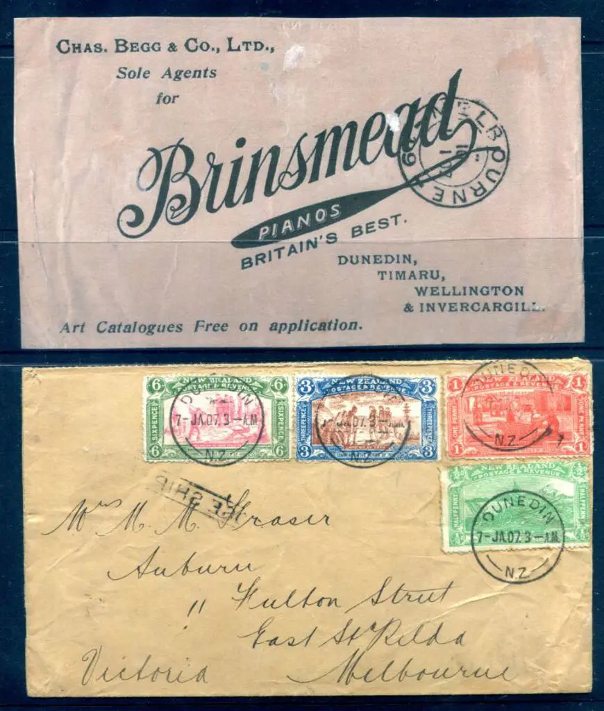 New Zealand 1906 Christchurch Exhibition set of 4 ... Image 1++