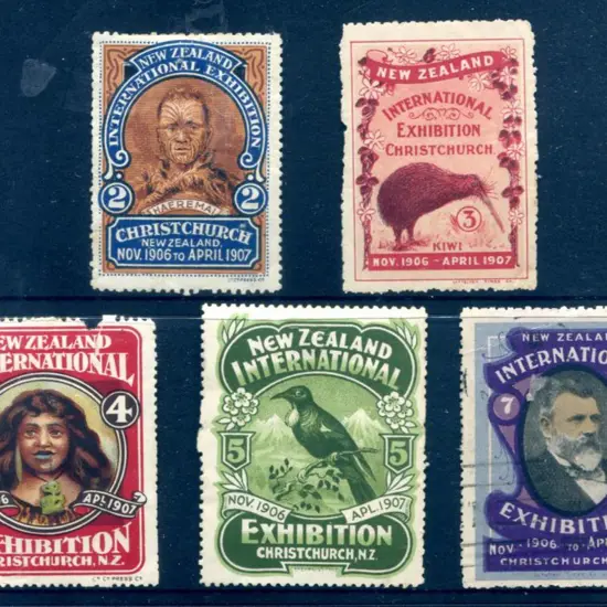 New Zealand 1907 Christchurch Exhibition publicity ...