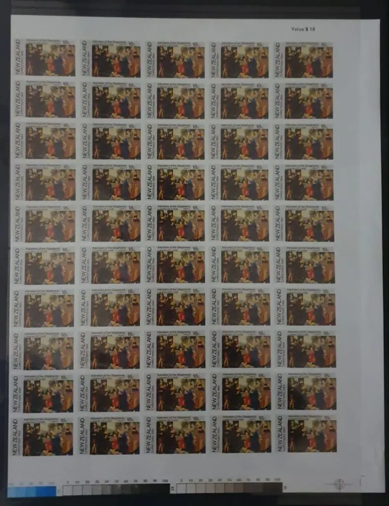 New Zealand 1984 18c Christmas complete ... Image 1++