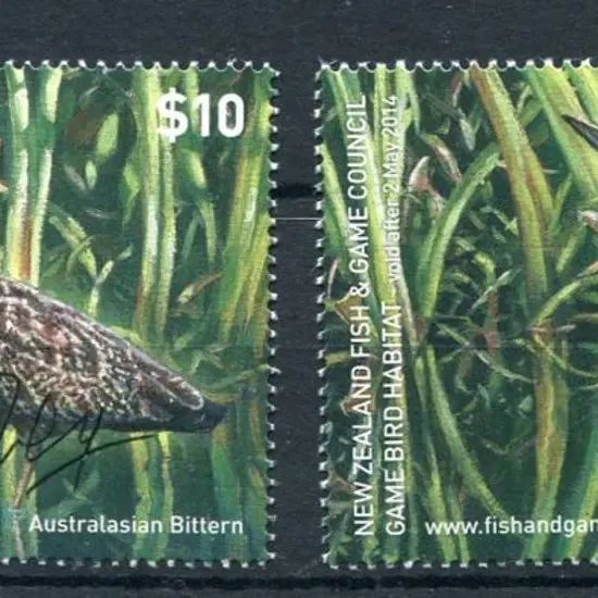 New Zealand 2013 $10 Fish & Game Council Bird ...