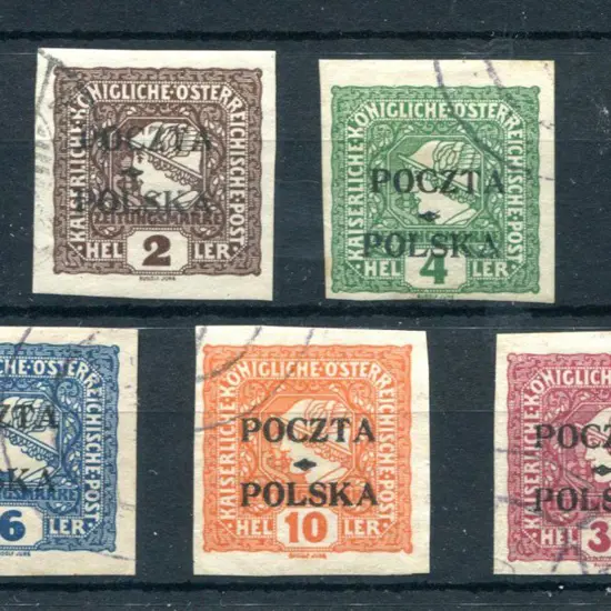 Poland 1919 Newspaper Stamps of Austria ovptd ...