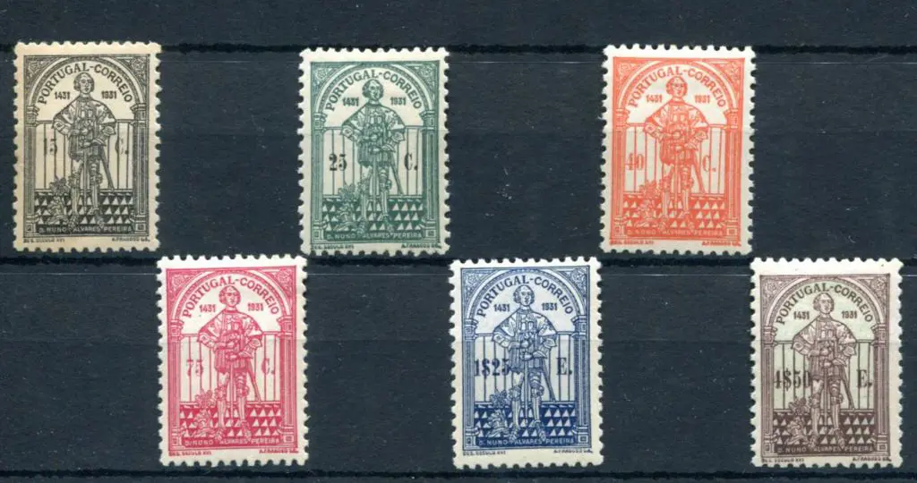 Portugal 1931 Pereira set of 6. Fresh MLH. SG ... Image 1++