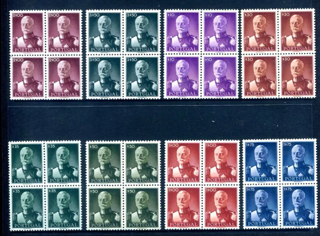 Portugal 1945 10c to 3E50c President Carmona set ... Image 1++