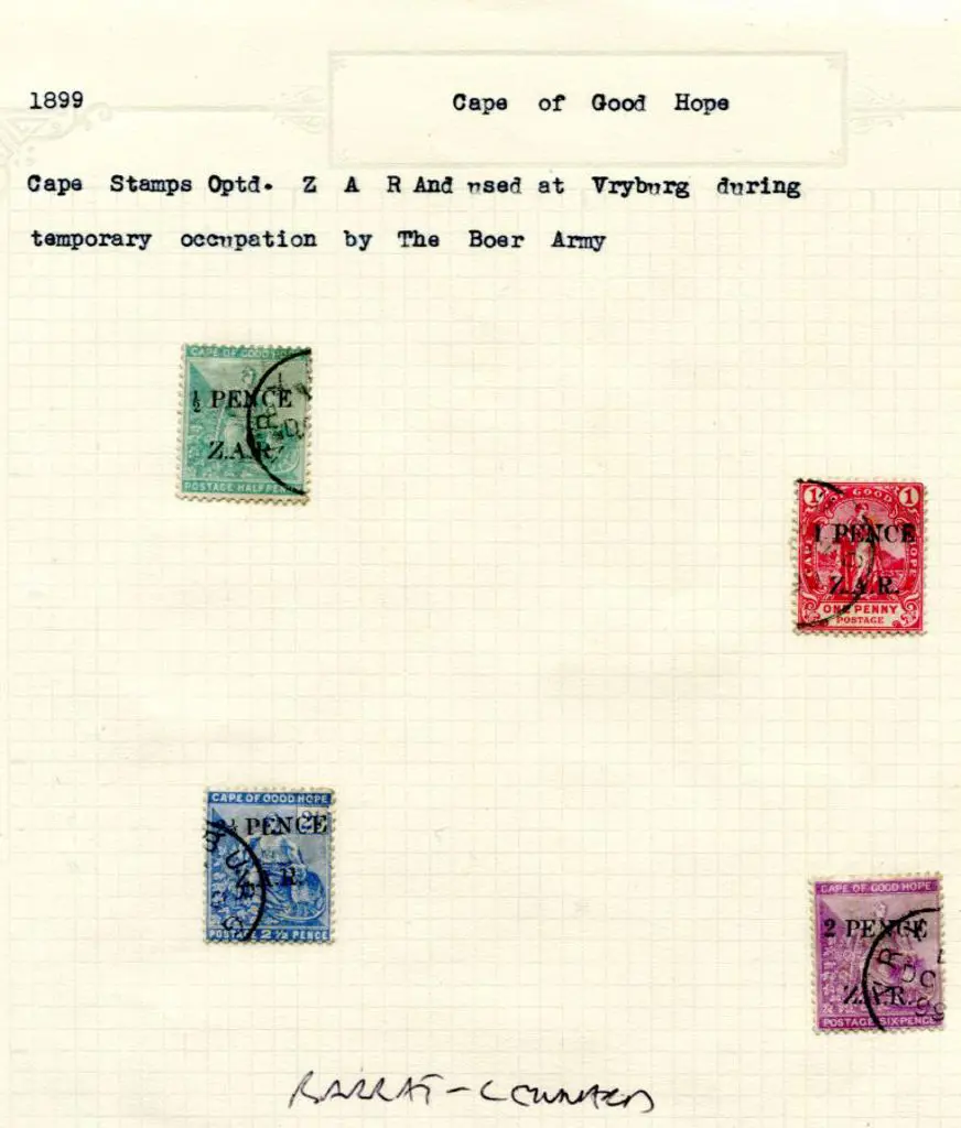 South Africa - Cape of Good Hope 1899 COGH ½d, 1d, ... Image 1++