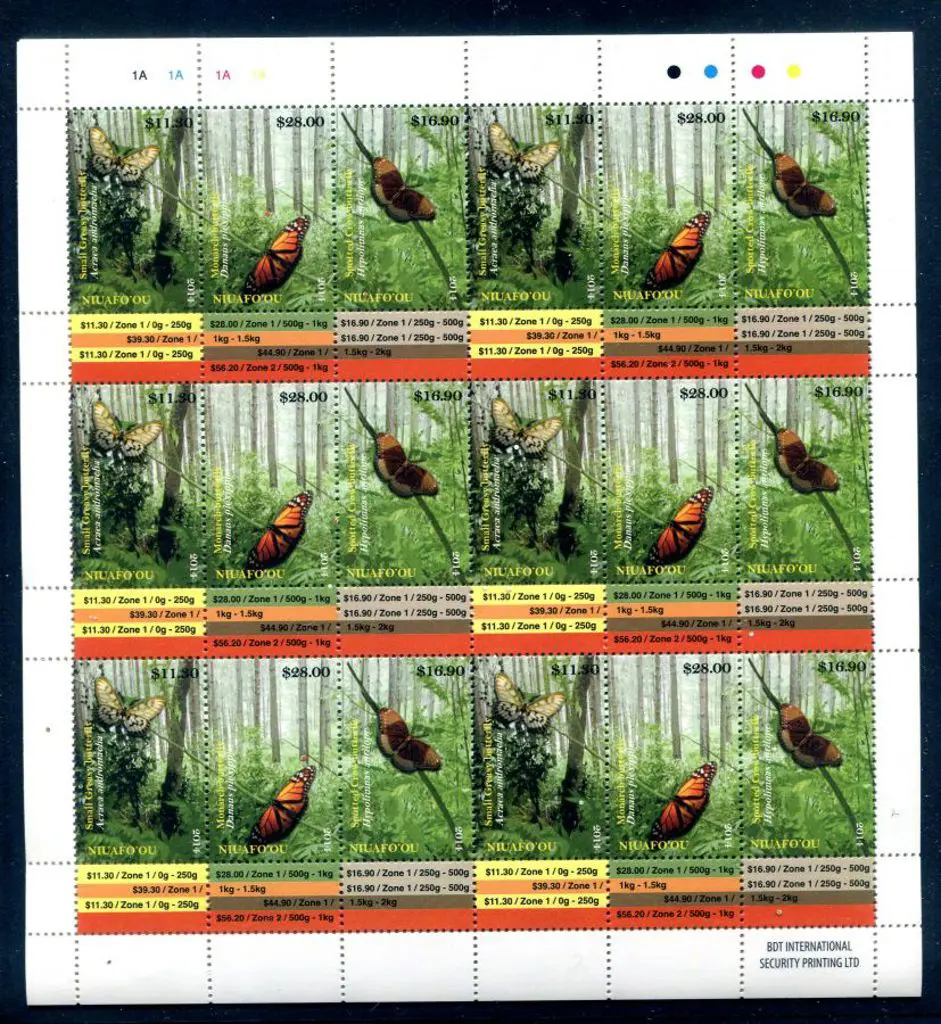 Tonga - Niuafo'ou 2014 $11.30, $16.90, $28 ... Image 1++