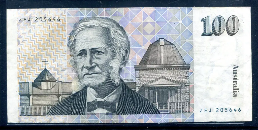 1990 $100 Fraser/Higgins. First signature prefix ... Image 1++