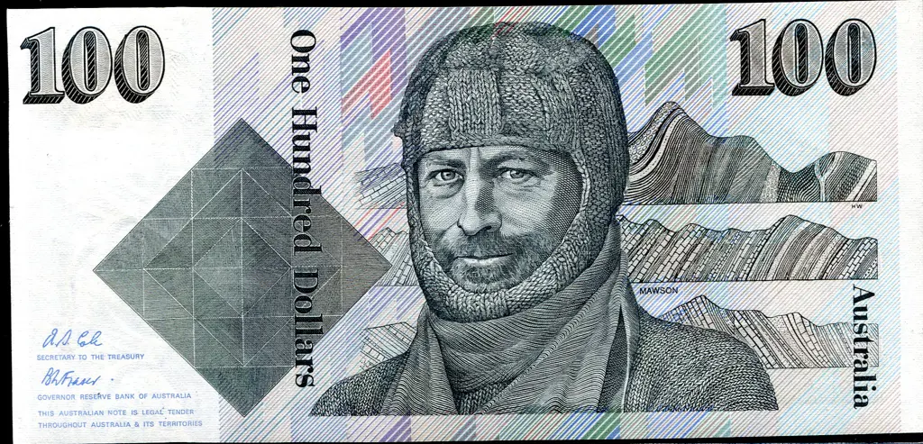 1992 $100 Fraser/Cole. Prefix ZKB. aUnc. R613, ... Image 1++