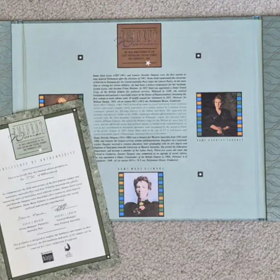 1993 Eminent Women - Mary Gilmore folder with $10 ...