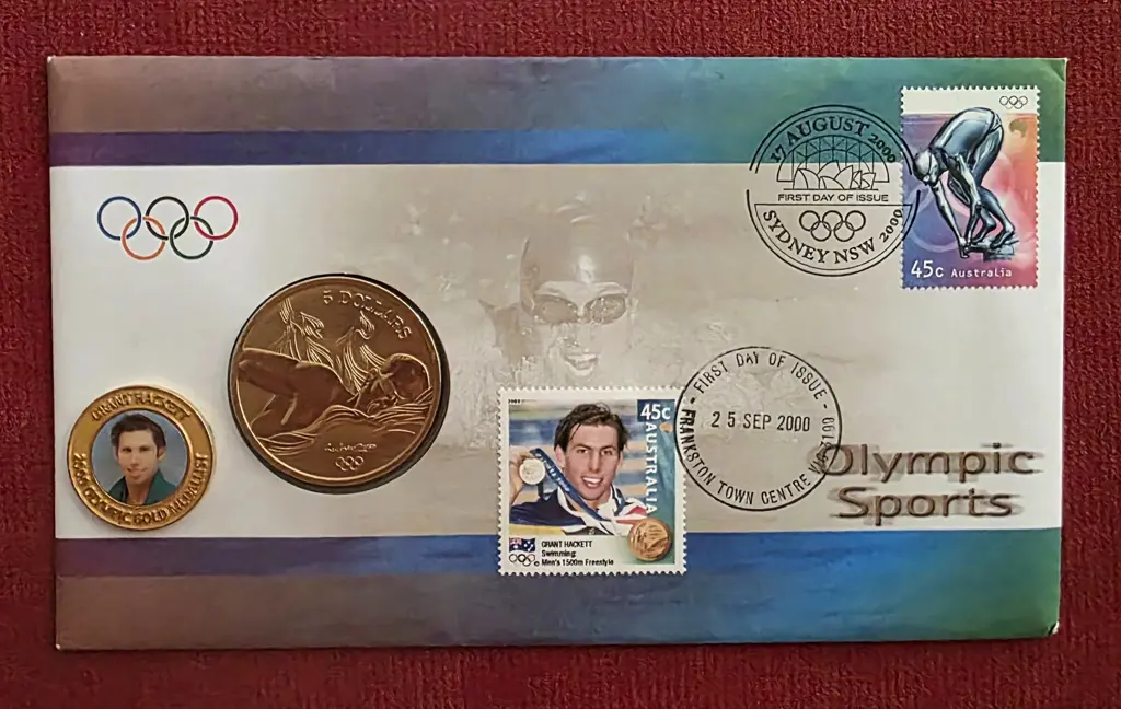 2000 (17th Aug & 25th Sept) Olympic Sports $5 coin ... Image 1++