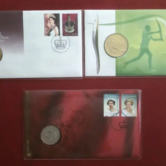 2002 (6th Feb) QEII Accession with commem pair & ...