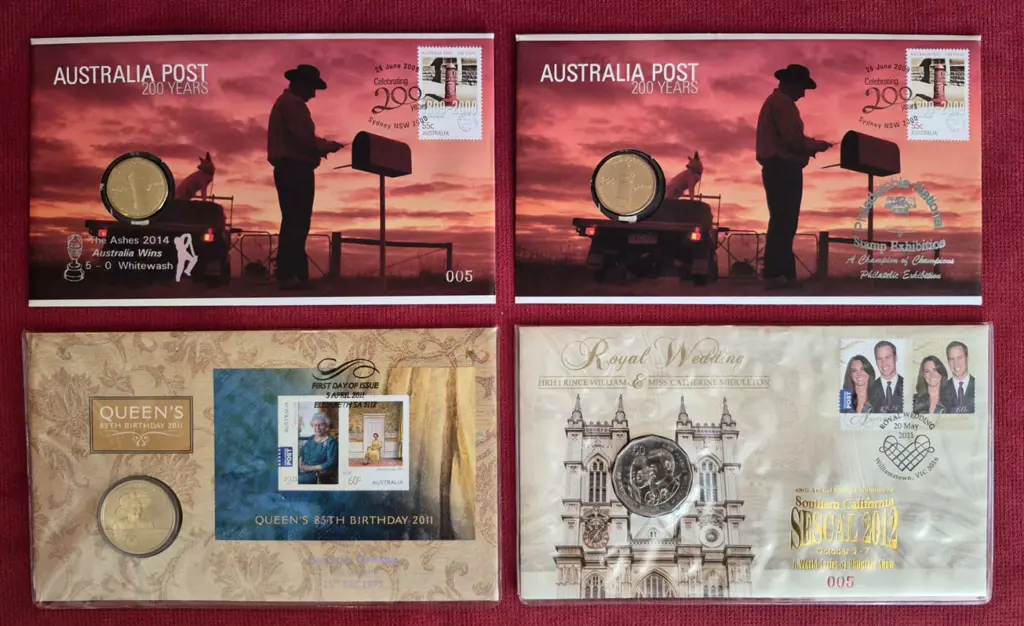 2009 (26th June) Aust Post 200 Years pair with  ... Image 1++