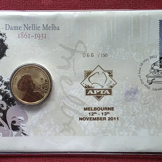 2011 (10th May) Dame Nellie Melba with pictorial ...