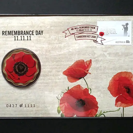 2011 (2nd Nov) Remembrance Day 11.11.11 with $5 ...