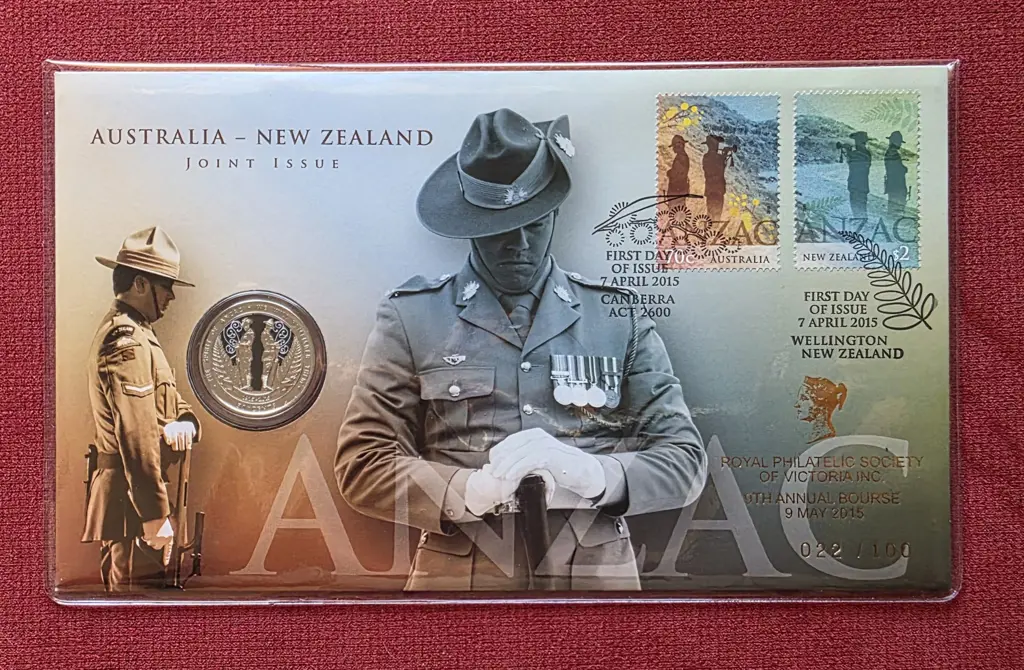 2015 (7th Apr) Aust-NZ Joint ANZAC issue with both ... Image 1++