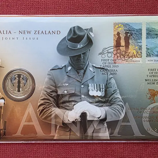 2015 (7th Apr) Aust-NZ Joint ANZAC issue with both ...