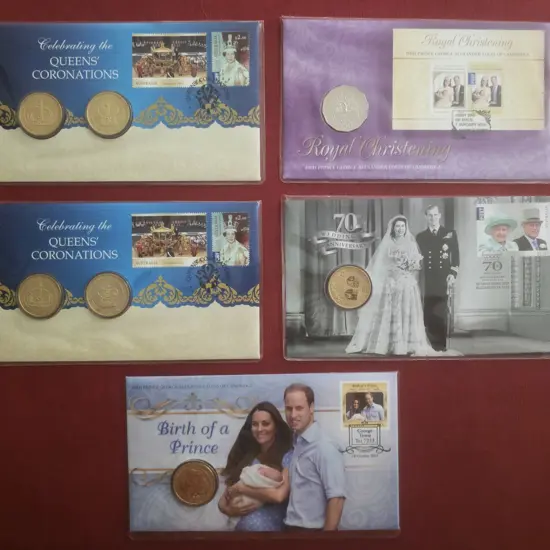 2015 (18th June) QEII Coronations double $1 ...