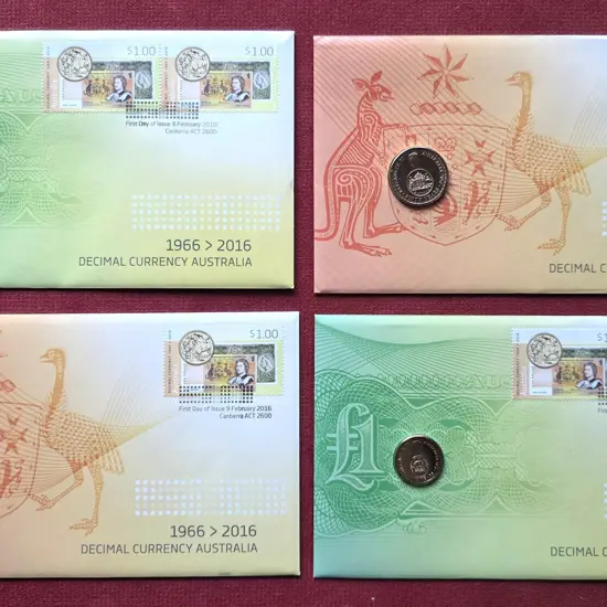 2016 (9th Feb) Decimal Currency Anniv with $1 & ...