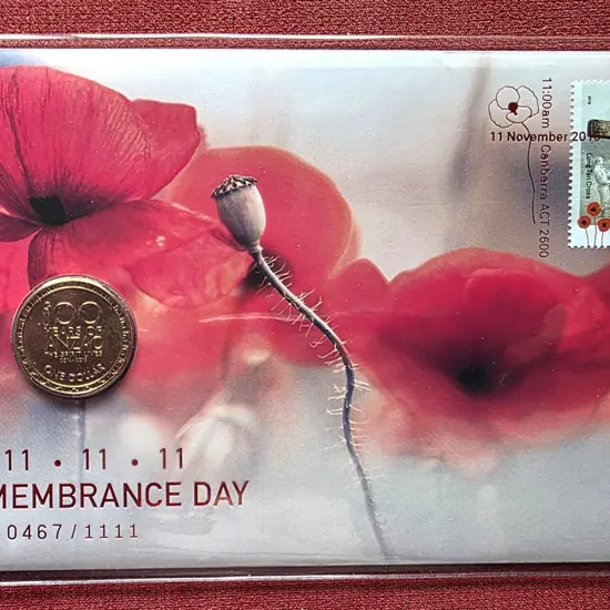 2016 (11th Nov) Remembrance Day 11.11.11 $1 ...