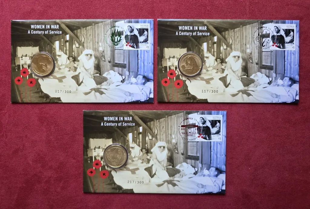 2017 (6th-7th Oct) "Women in War" set of 3 also ... Image 1++