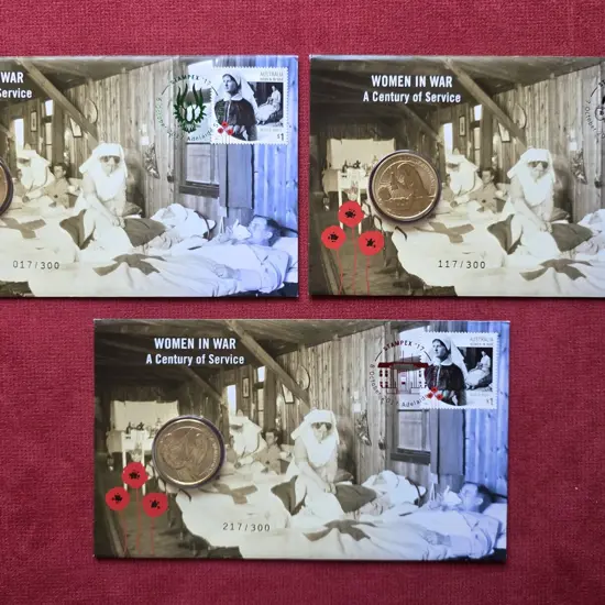 2017 (6th-7th Oct) "Women in War" set of 3 also ...