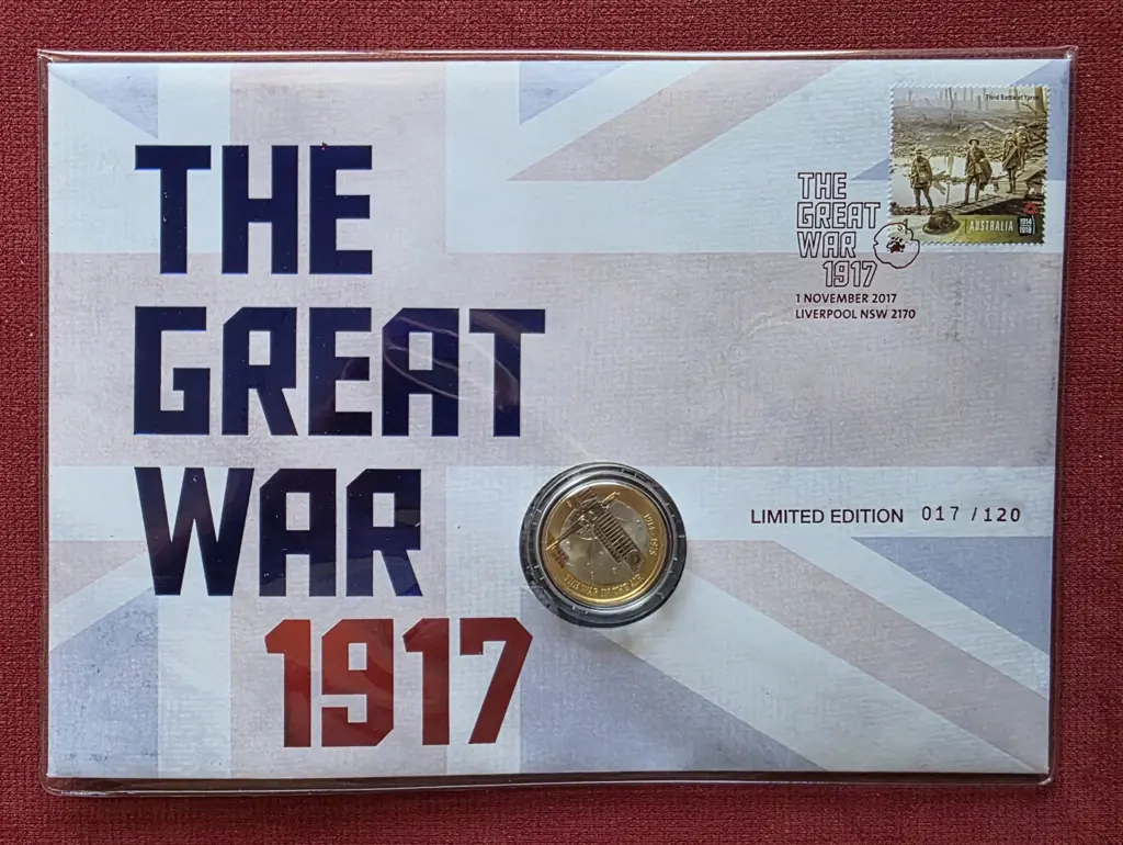 2017 (1st Nov) The Great War 2017 with Aust $1 ... Image 1++