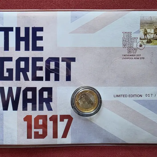 2017 (1st Nov) The Great War 2017 with Aust $1 ...