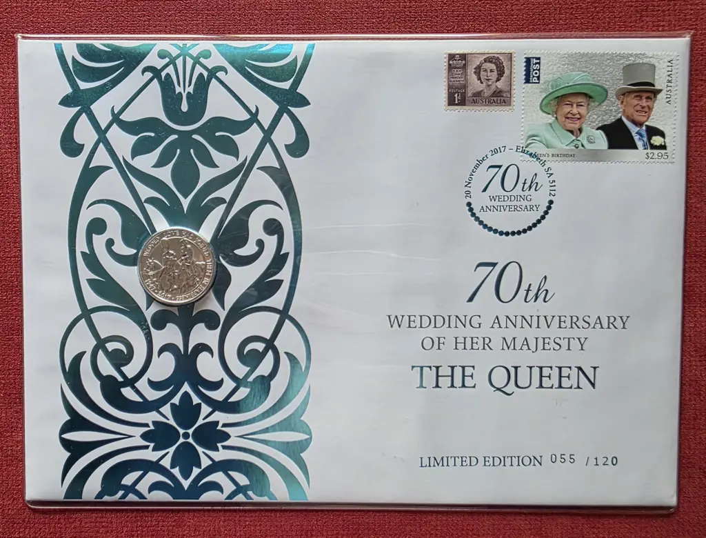 2017 (20th Nov) QEII 70th Wedding Anniv with $2.95 ... Image 1++