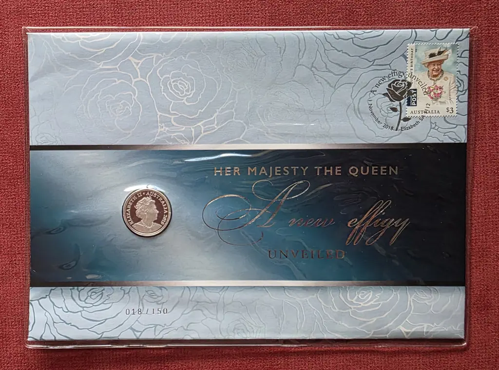 2018 (1st Nov) QEII "New Effigy Unveiled" with $3 ... Image 1++