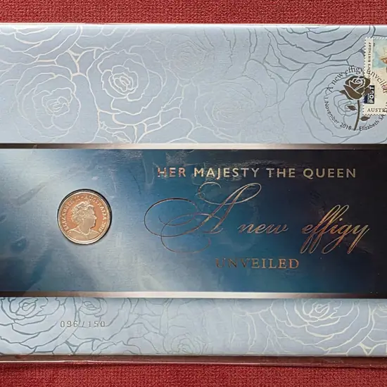 2018 (1st Nov) QEII "New Effigy Unveiled" as above ...