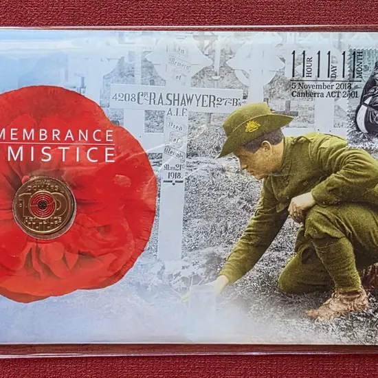 2018 (5th Nov) Remembrance - Armistice with $1 ...